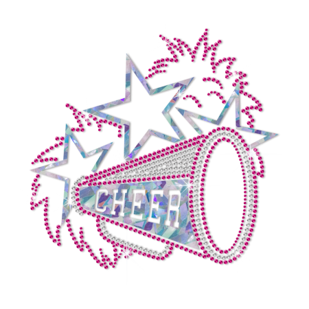 ISS Holofoil Cheer Celebration Nailhead Pattern