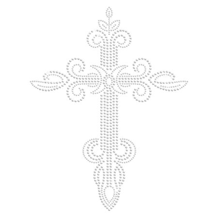 Defined Cross Strass Hot-fix Transfer Design