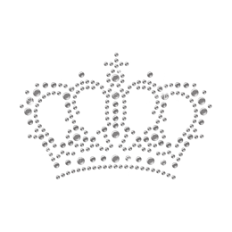 Hot Sale Crystal Crown Rhinestone Motif Design