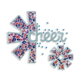 Creative Cheer Snowflake Iron-on Glitter Rhinestone Transfer