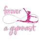 Forever Gymnast Iron-on Glitter Rhinestone Transfer