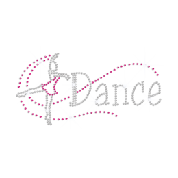 Professional Ballet Dancer Hotfix Rhinestone Transfer