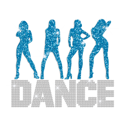 Big Dance Heat Press Glitter Rhinestone Transfer