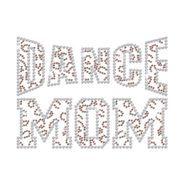 Big Dance Mom Iron-on Rhinestone Transfer