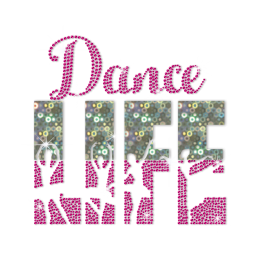 ISS Holofoil Dance Life Rhinestud Decal