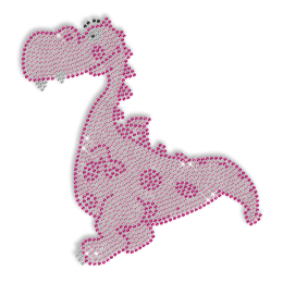 Sparkling Rhinestud Iron on Lovley Cartoon Dragon Pattern for Clothes