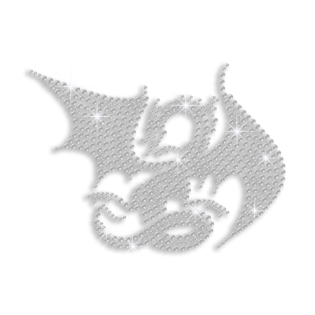 Crystal Custom Dragon Hotfix Rhinestone Design for Clothes