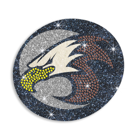 Popular Eagle Hotfix Rhinestone Transfer for T-shirts