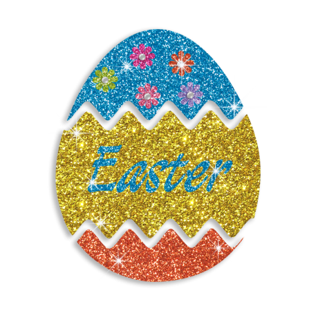 Easter Egg Custom Hotfix Rhinestone Transfer