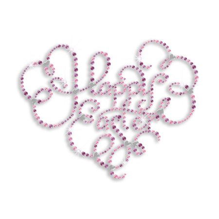 Noble Happy Easter Letters Rhinestone Hot Fix Transfer