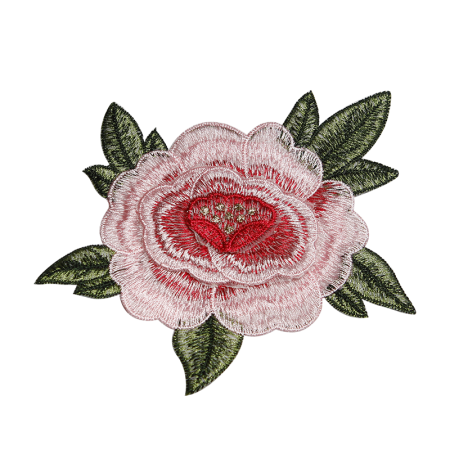 Small Pink Flower Embroider for Lady