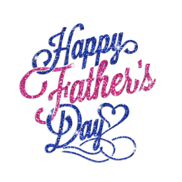 Glittering Happy Father's Day Iron on Rhinestone Transfer Decal