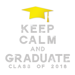 Sale Keep Calm And Graduate Diamante Transfer