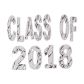 Glitter Letter Class of 2018 Vinyl Transfer