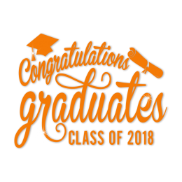 Order Letter Congratulations Graduates Vinyl Motif