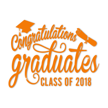 Order Letter Congratulations Graduates Vinyl Motif