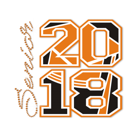 Shining Senior 2018 Rhinestone Motif