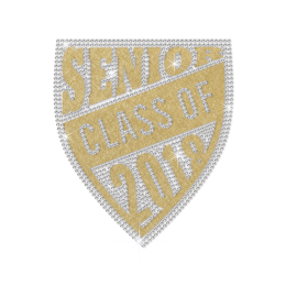 Sale Golden Senior Class Diamante Badge