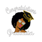 Stock Afro Girl Graduate Diamante Design