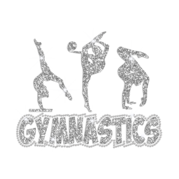 Different Kinds of Gymnastics Hot Fix Rhinestone Transfer