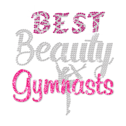 ISS Beauty Gymnasts Rhinestud Decal