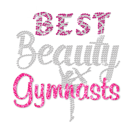 ISS Beauty Gymnasts Rhinestud Decal