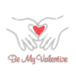 Lovely Be My Valentine Iron-on Heat Transfer Combo