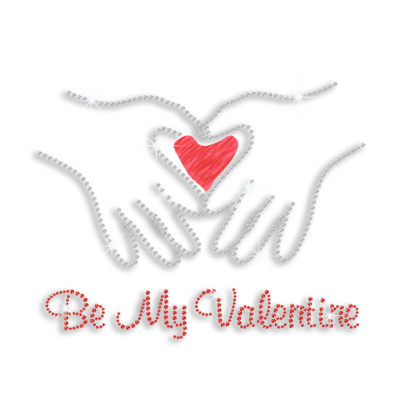 Lovely Be My Valentine Iron-on Heat Transfer Combo