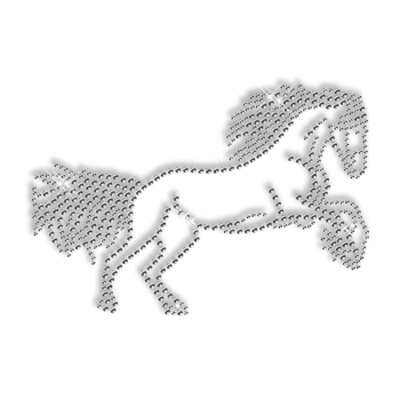 Horse Rhinestone Transfer Iron on Wholesale