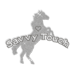 Bling Horse Rhinestud Iron on Transfer Wholesale