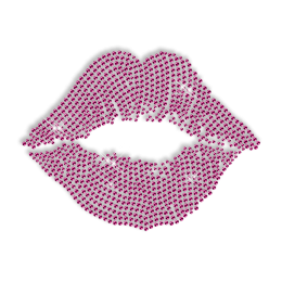 Nailhead Purple Kiss Lip Hot Fix Motif