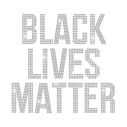 Wholesale Black Lives Matter Iron on Rhinestone Transfer Decal
