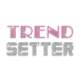 Shiny Trend Setter Iron-on Glitter Rhinestone Transfer