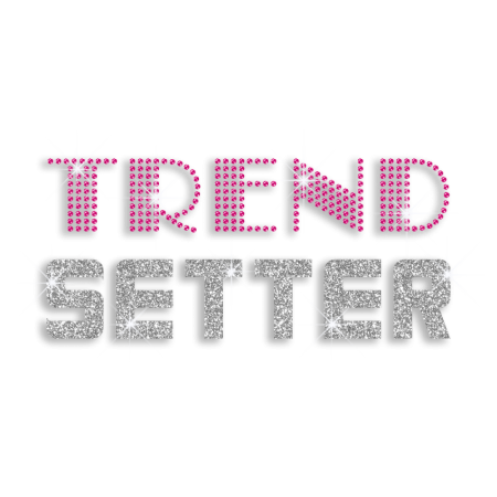 Shiny Trend Setter Iron-on Glitter Rhinestone Transfer