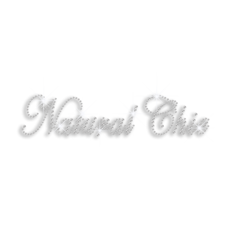 Crystal Natural Chic Iron-on Rhinestone Transfer