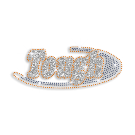 Bling Tough Iron-on Glitter Rhinestone Transfer