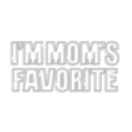 Cool I'm Mom's Favorite Iron-on Rhinestone Transfer