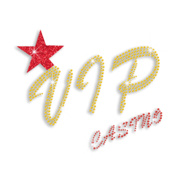 Bling Bling VIP Casino Iron-on Glitter Rhinestone Transfer