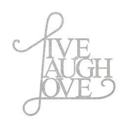 Custom Letter Live Laugh and Love Heat Transfer