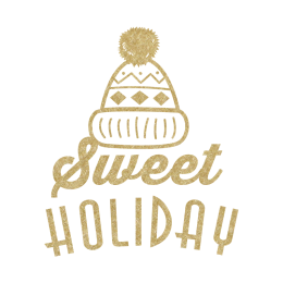 Bling Letter Sweet Holiday Heat Transfer