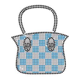 Cute Lovely Hand Bag Iron-on Rhinestone Transfer