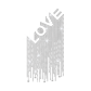 Customized Black and White Shining Rhinestone Custom Heat Transfers