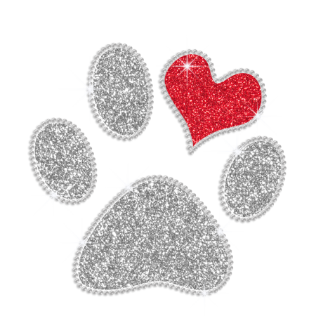 Love Heart Printable Iron On Transfer