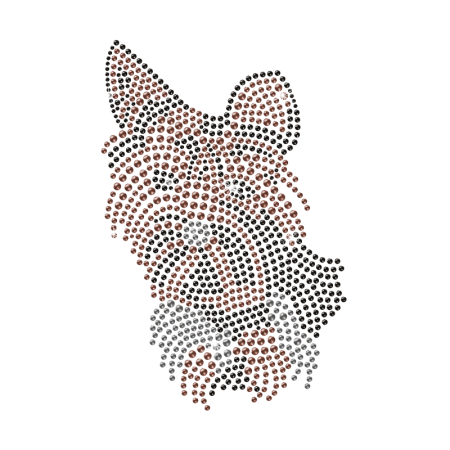 Rhinestone Lovely Pet Dog Hotfix Transfer