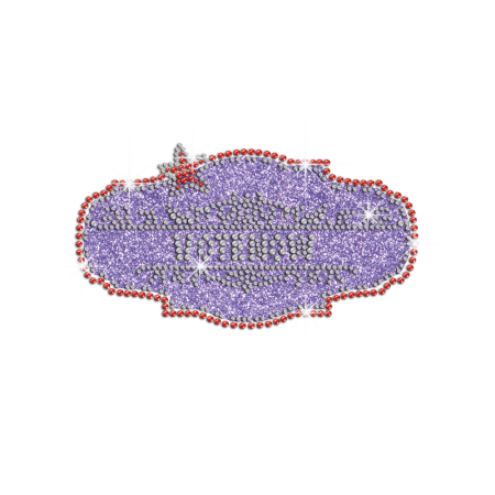 Glittering Medal of Vote Now Iron on Rhinestone Transfer Decal