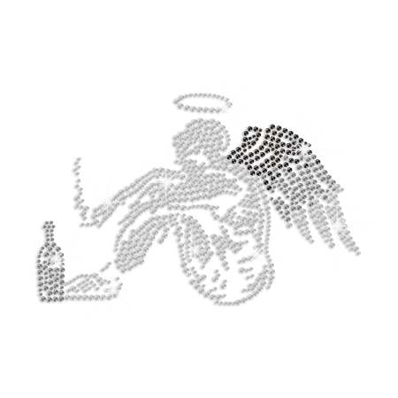 Customizable Fallen Angel Hotfix Rhinestone Transfer