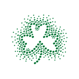 Shining Rhinestone Shamrock Hot-fix Design