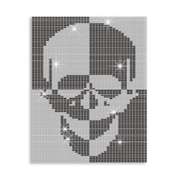 Large-sized Skull Nailhead Hotfix Transfer