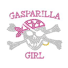 Hot Girl Gasparilla Hotfix Rhinestone design