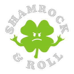 Wholesale Shamrock and Roll Rhinestone Decal